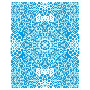 Stencil Litoarte STR-237 Textura Rendado- 20 x 25 cm