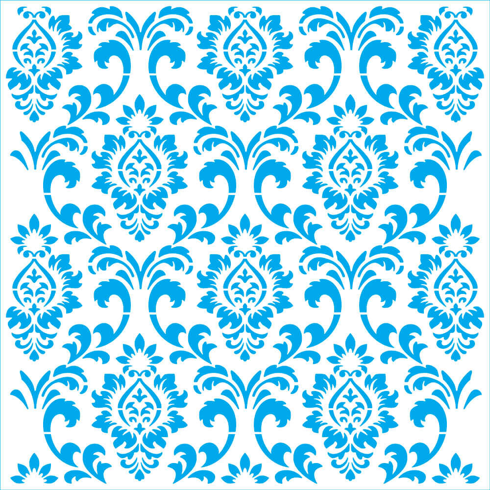 Stencil Litoarte STXX-362 Arabescos 20 x 20cm