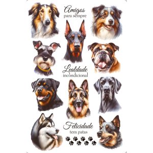 Transfer de Imagem Small – TIS-067 Cachorros