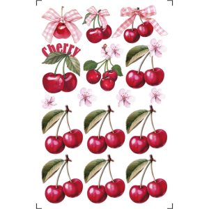 Transfer de Imagem Small – TIS-097- Cerejas