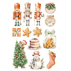 Transfer de Imagem Small Natal TISN-001 – Coleção Ternura de Natal – Quebra Nozes